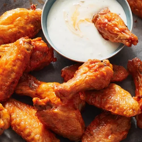 Hot Wings - Crispy hot wings with bold Mediterranean-inspired seasoning
